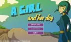 A Girl And Her Dog