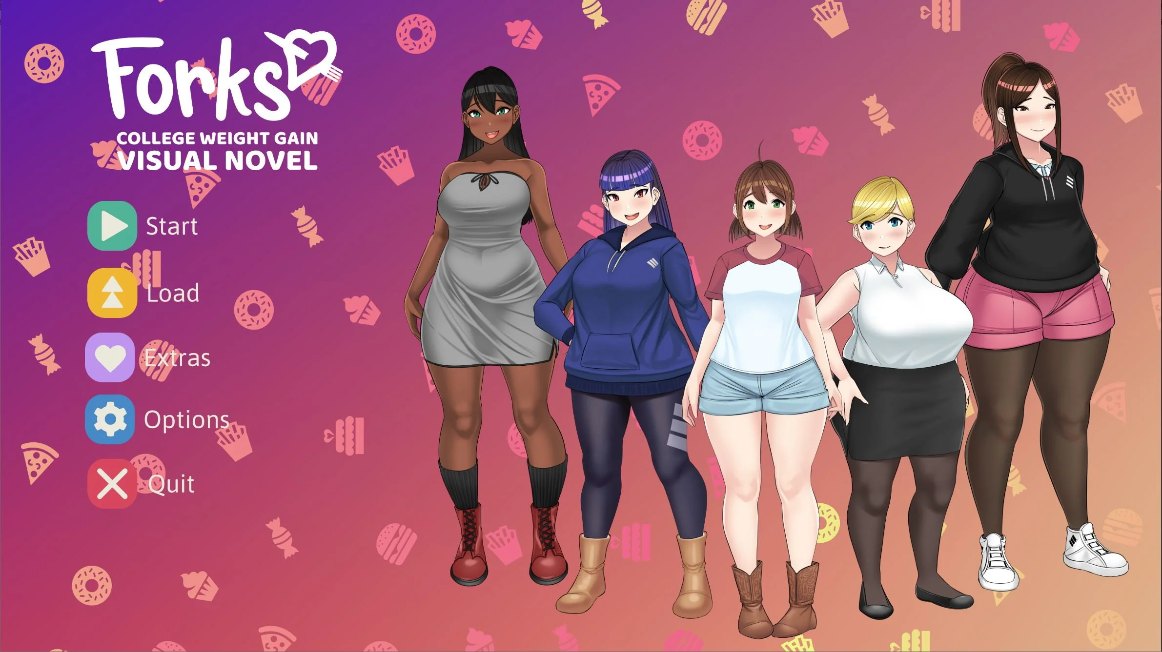 Forks: A Weight Gain Visual Novel cover