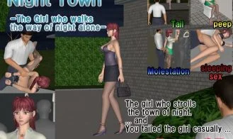 Night Town The girl who walks the way of night alone cover