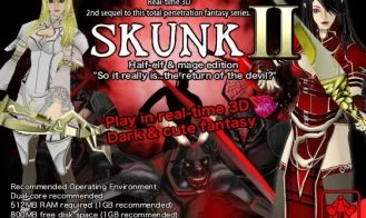 Real-time 3D total violation fantasy ''SKUNK2'' Half elf And mage edition cover