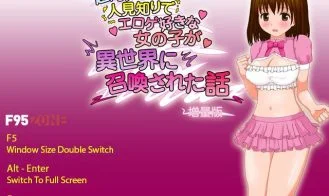 Super Shy EroGame Loving Girl gets Summoned to Another World cover