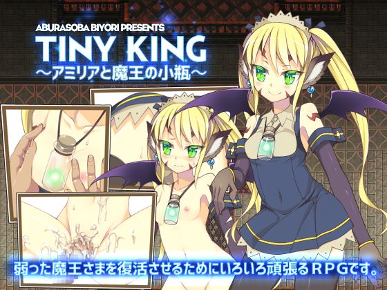 TINY KING ~Amelia and the Little Flask of the Demon King~ cover