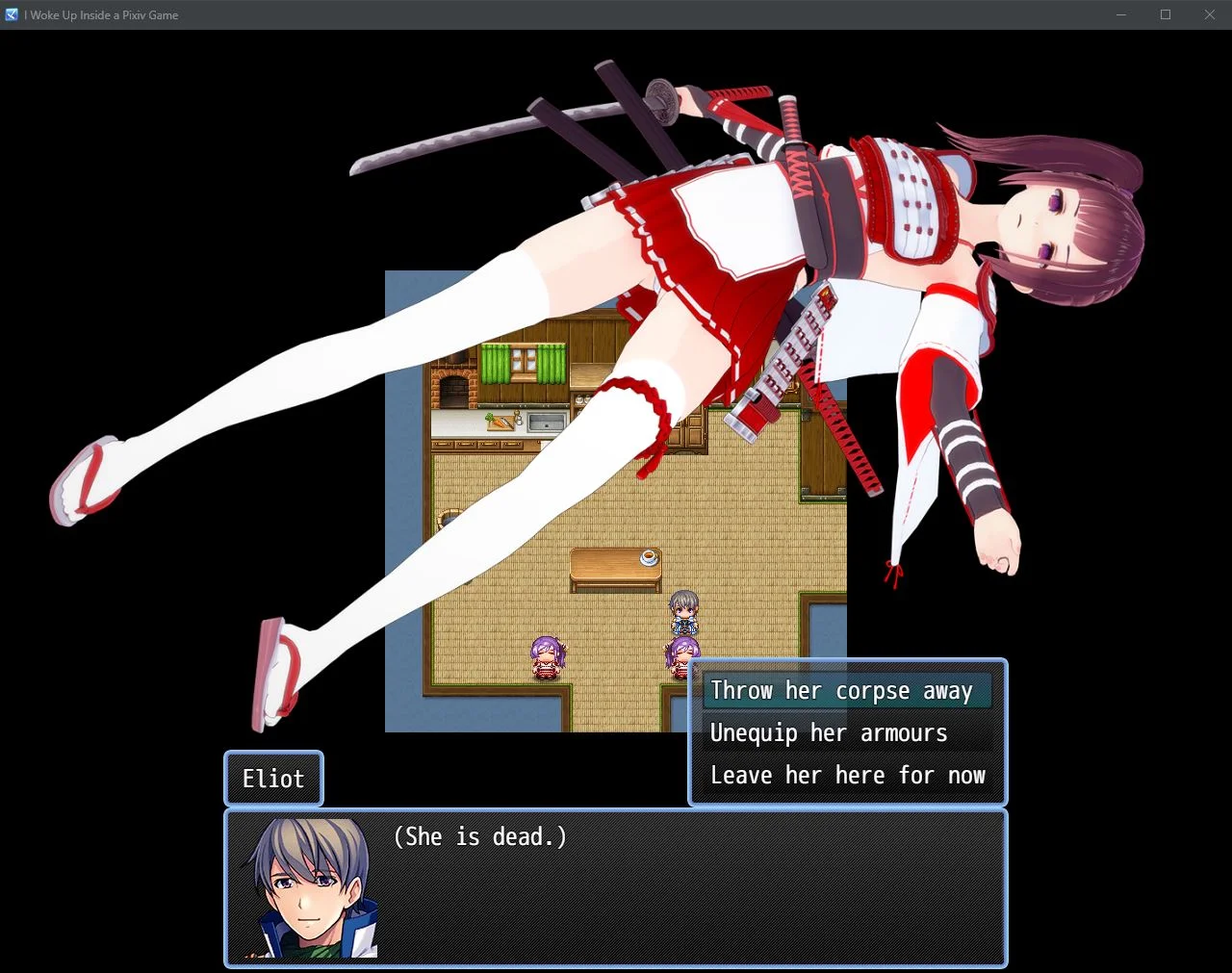 I Woke Up Inside a Pixiv Game cover