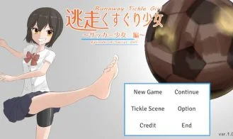 Runaway Tickle Girl: Soccer Girl cover