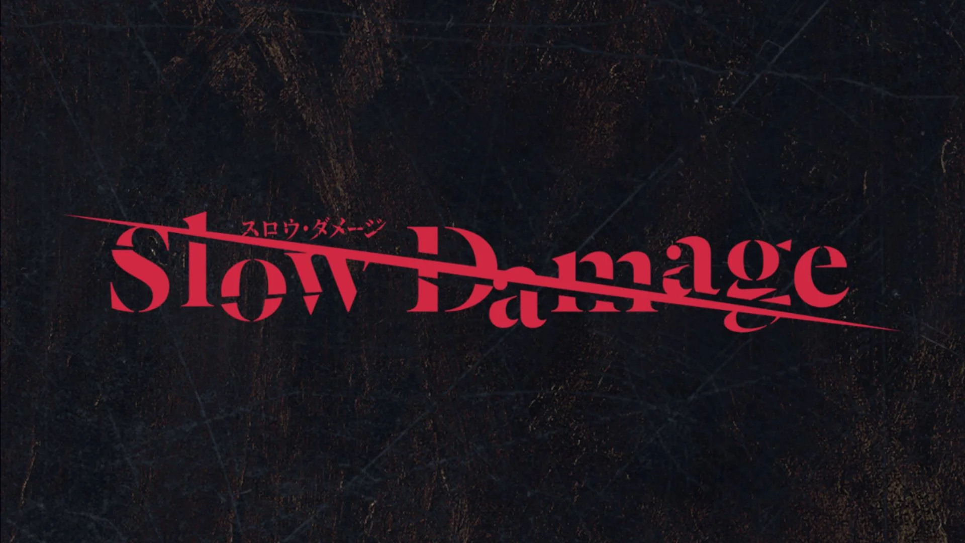 Slow Damage cover
