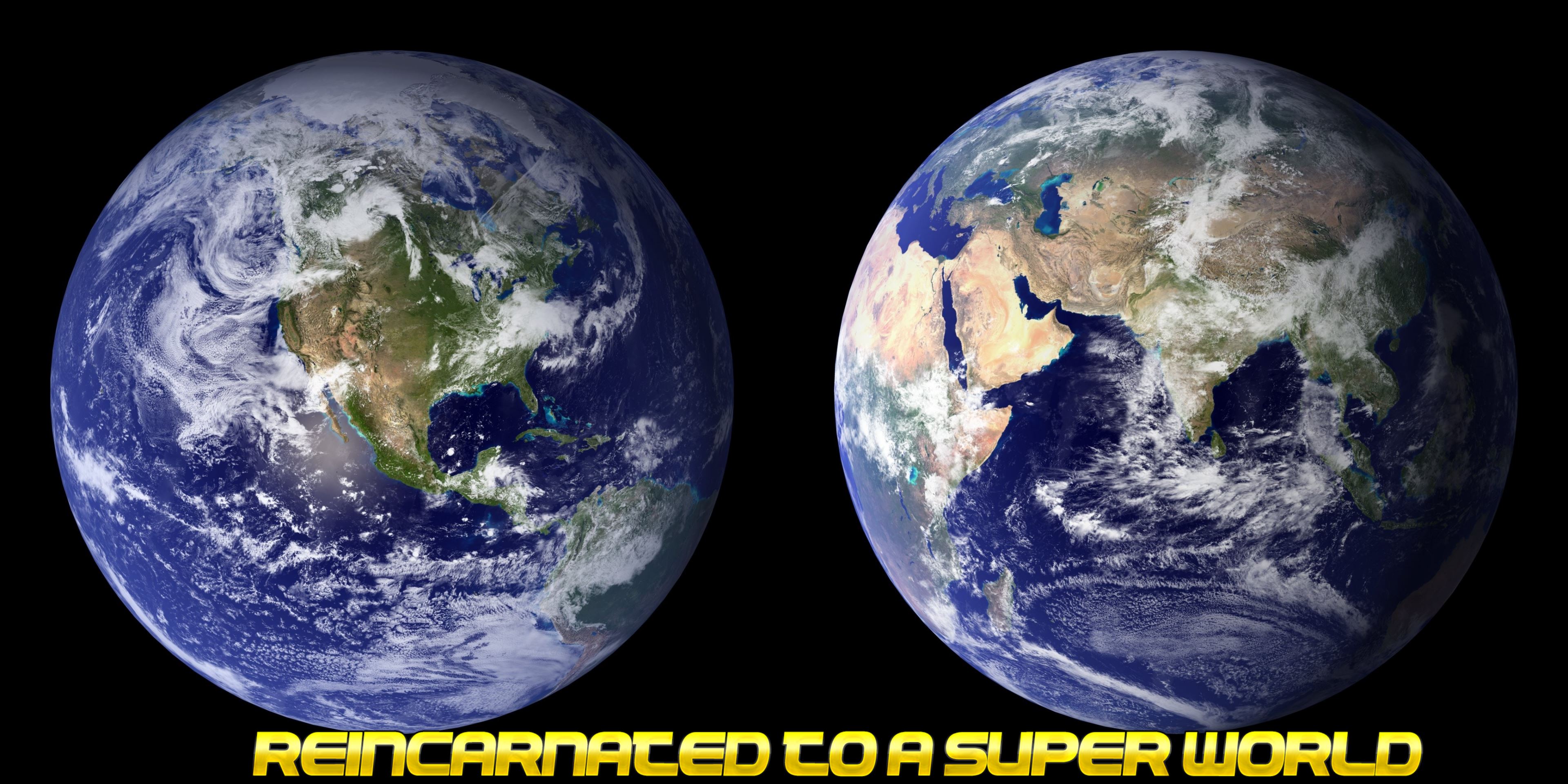 Reincarnated to a super world cover