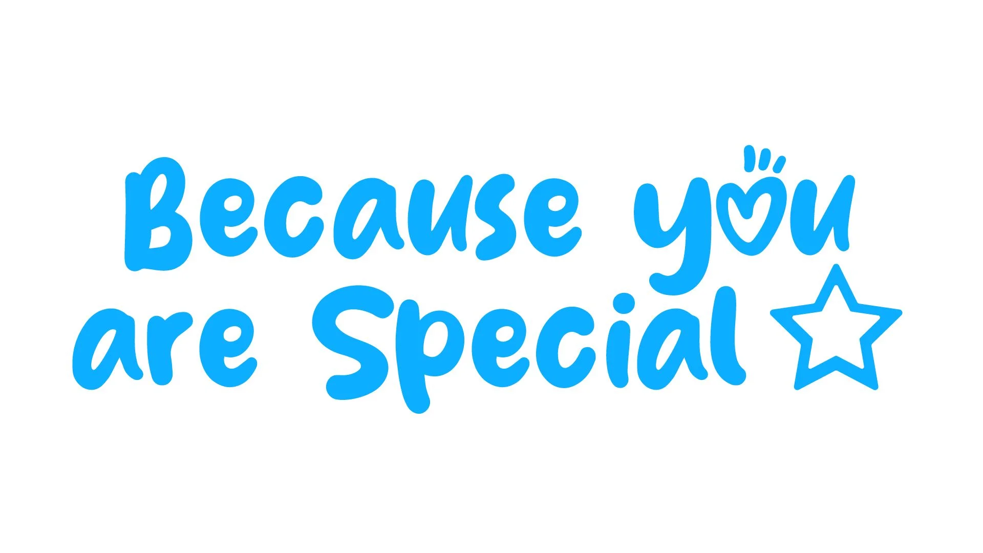 Because you are Special cover