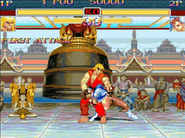 SF2 MUGEN Hunks vs. Chun Li cover