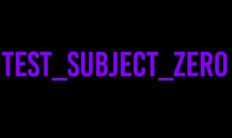Test Subject Zero cover