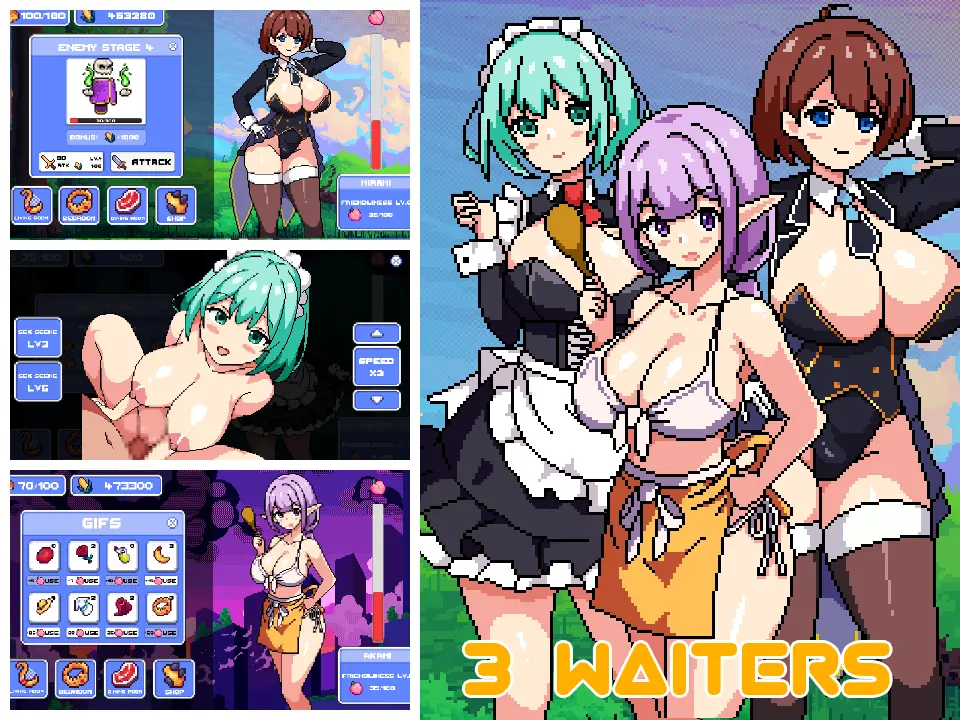 3 waiters cover