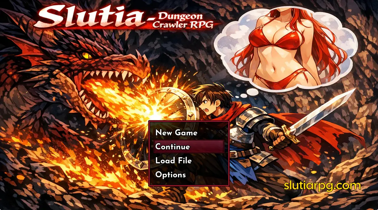 Slutia Dungeon Crawler RPG cover