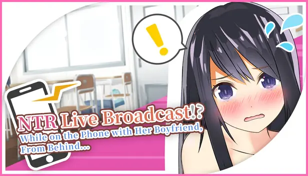 NTR Live Broadcast!? While on Phone with Her Boyfriend, From Behind cover