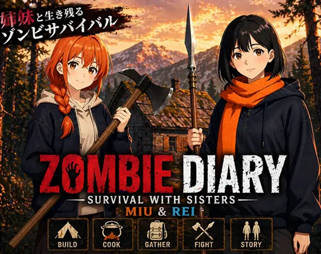 Zombie Diary: Survival with Sisters Miu & Rei cover